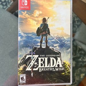 Legend of Zelda breath of the wild Nintendo switch game.